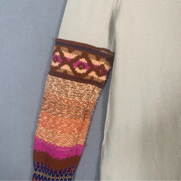 We The Free All Too Well Top Multi Cuff Ladies Sz Medium - Picture 8 of 9